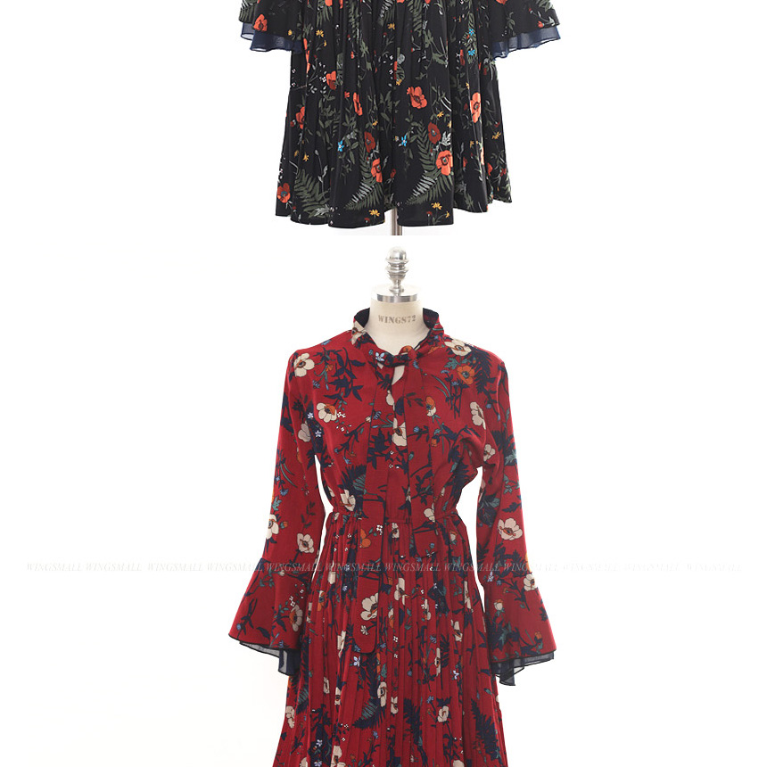 New Women Dress Wings Mall Dress Room Chiffon Colo