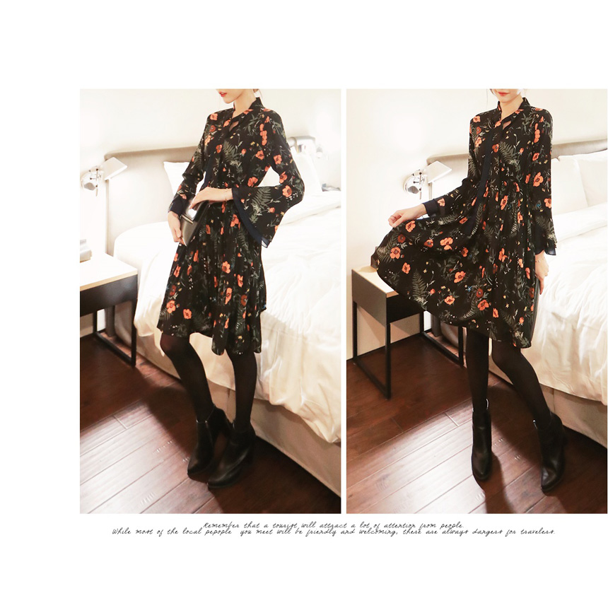 New Women Dress Wings Mall Dress Room Chiffon Colo