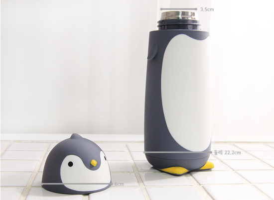 Penguin thermos 280ml cold bottle 4COLOR picnic wa