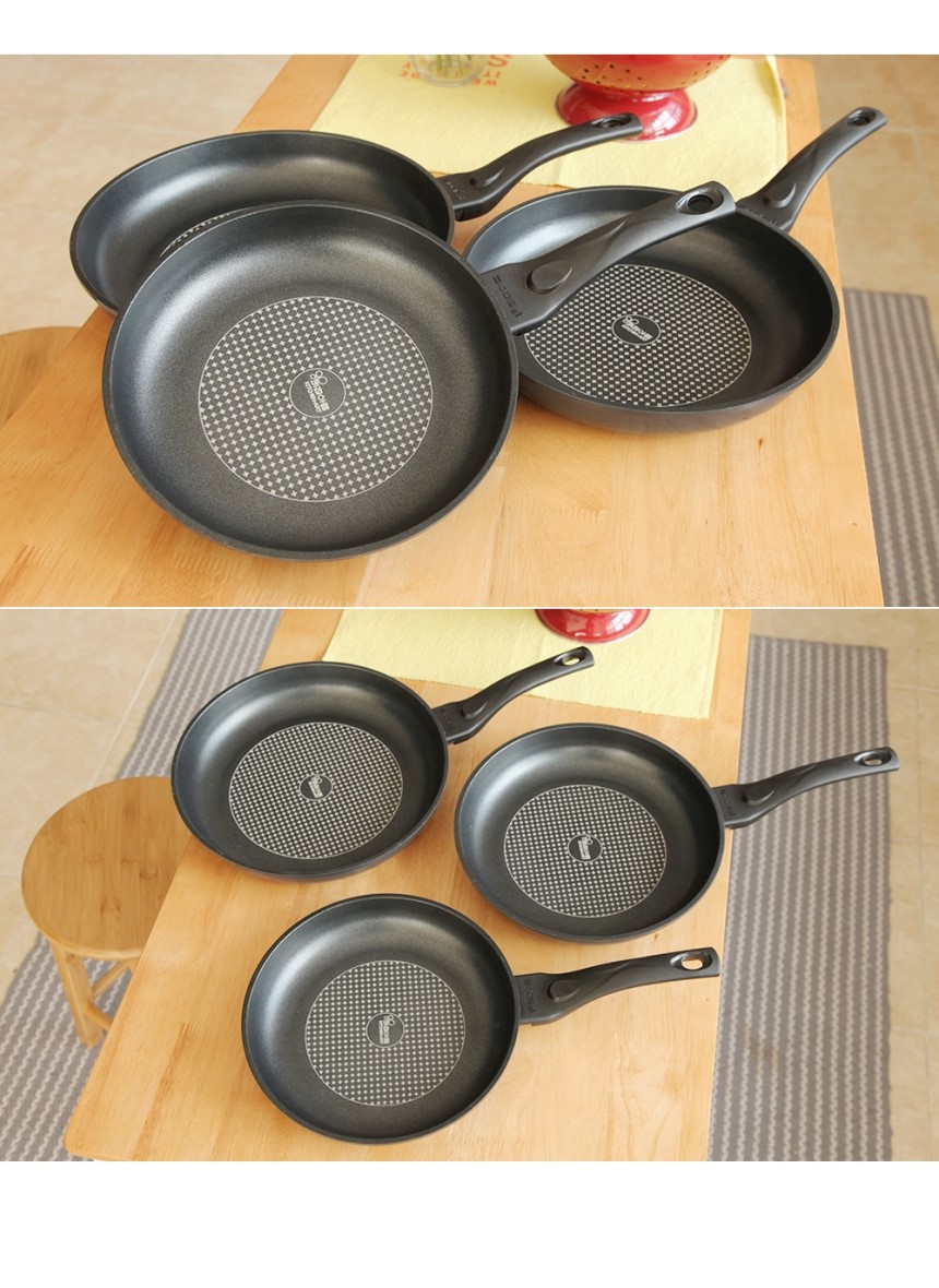 NEW FRYING PAN Kitchen Art Gold Dial Casting Fryin