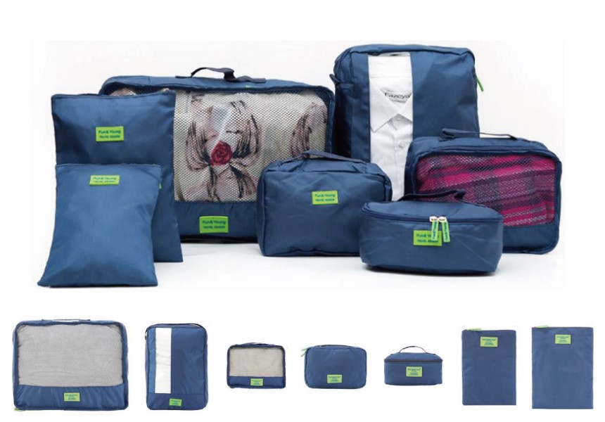 NEW TRAVEL STORAGE ORGANISER Travel Pouch 7-piece 