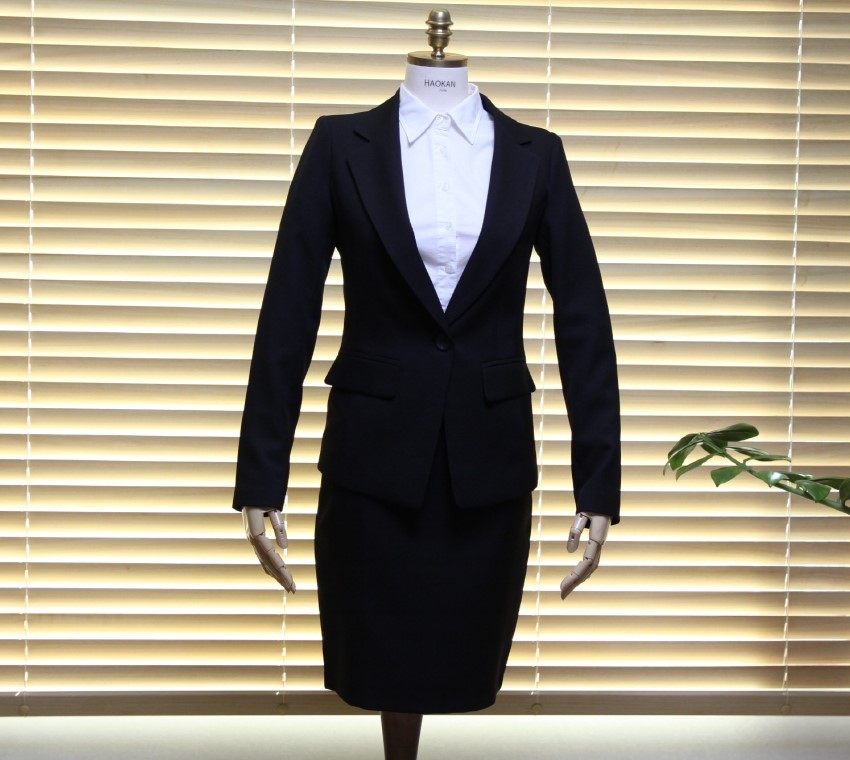 Women's white two-color shirt 44 Size 120 Basic