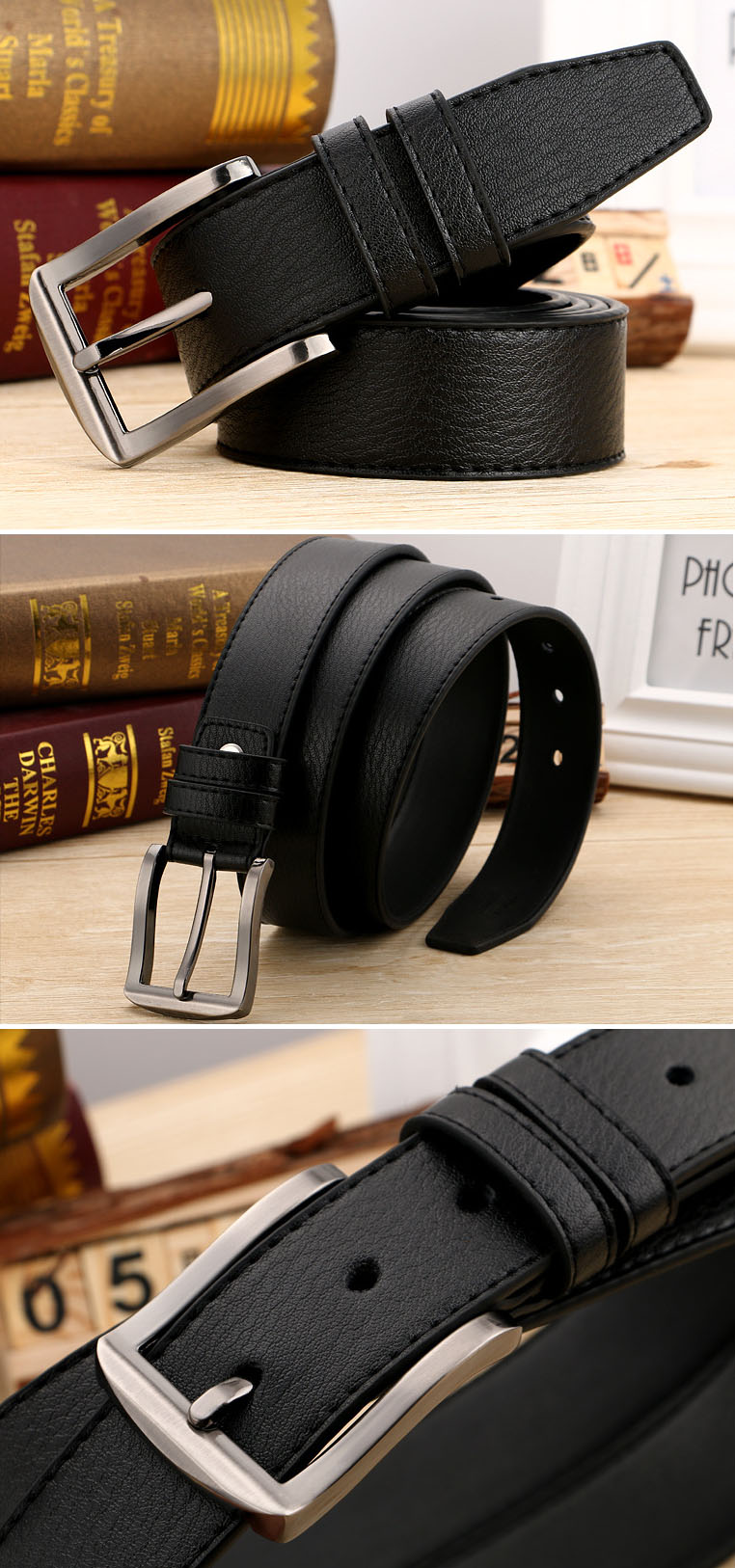 NEW MEN FASHION BELT Slacks Belt Men's Leather