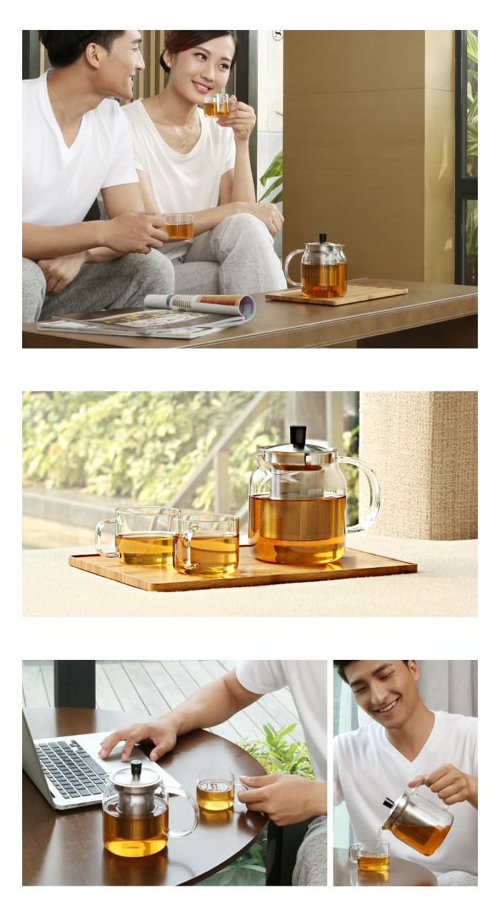 4 seasons Tippo genuine Sama Toyo pot set Heat-res