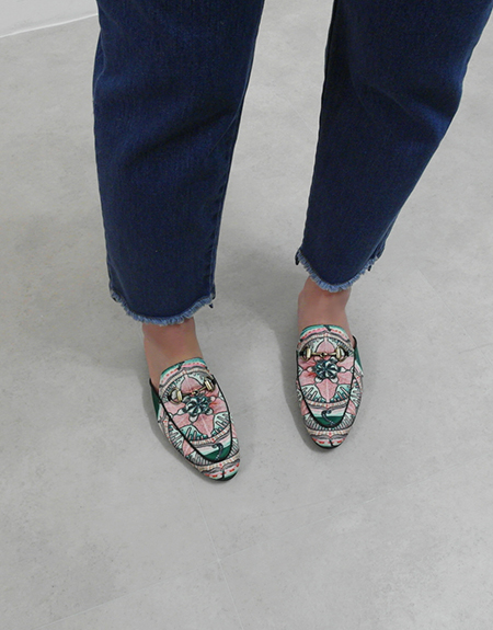 New Flower Blower Women's Flat Shoes Embroidery