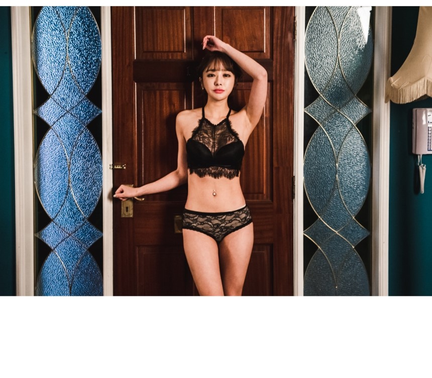 Shang Jelly Bra Set Noyer Lace Underwear Wedding W