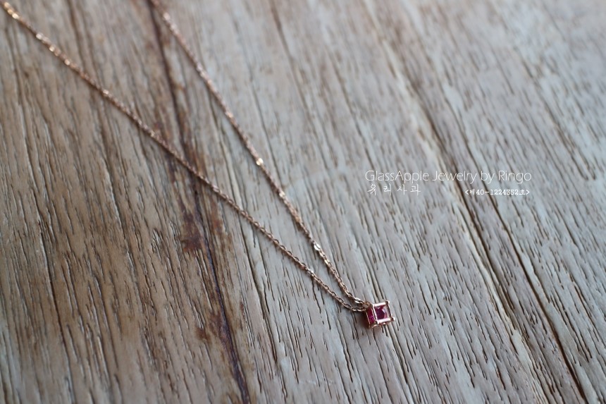 Cubes Birthstone Necklace Earrings 14k Gold