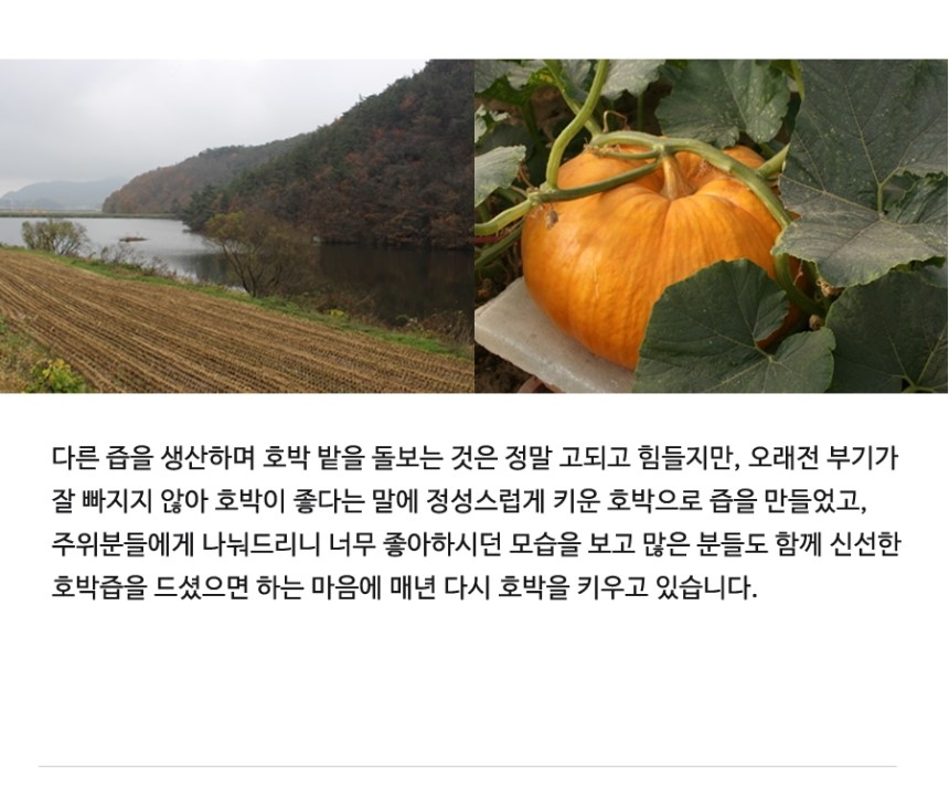 New Pumpkin Juice 100% made of 100% old pumpkin