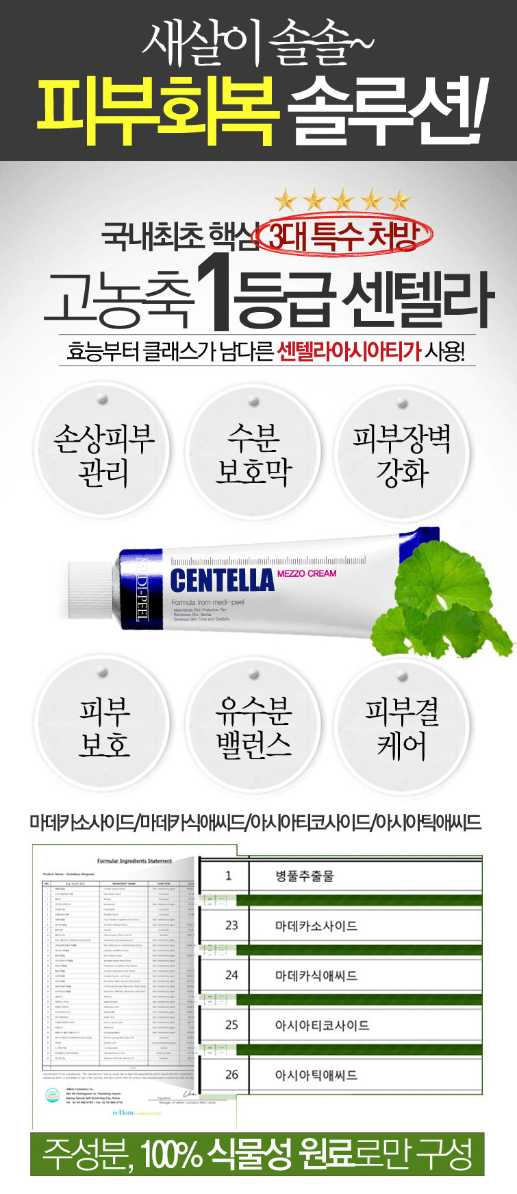 New Medifil Centella Meso Clear Cream 30ml Play Ca
