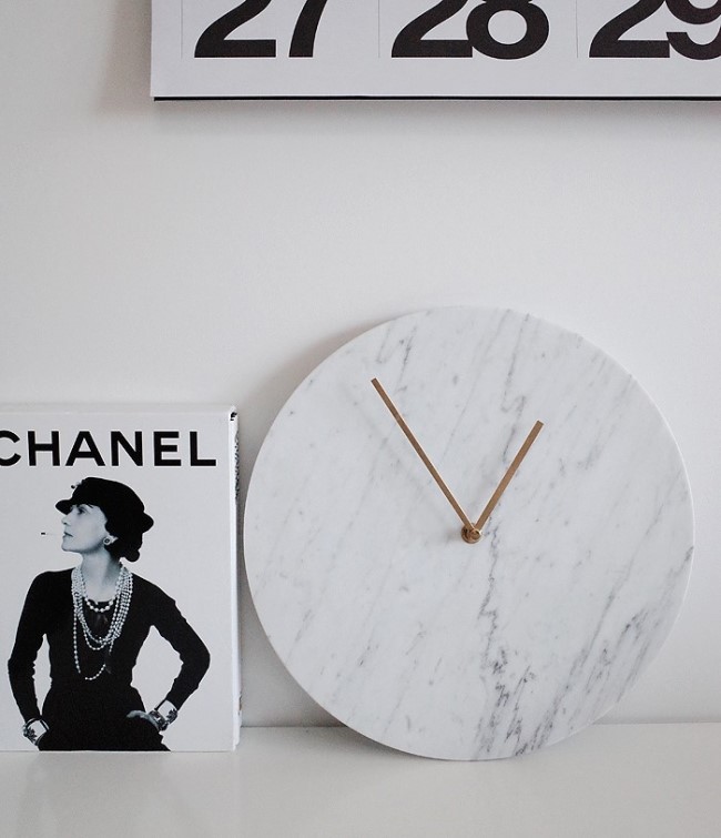 Marble Clock Marble Clock Houses Gifts Decorating 