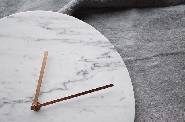 Marble Clock Marble Clock Houses Gifts Decorating 