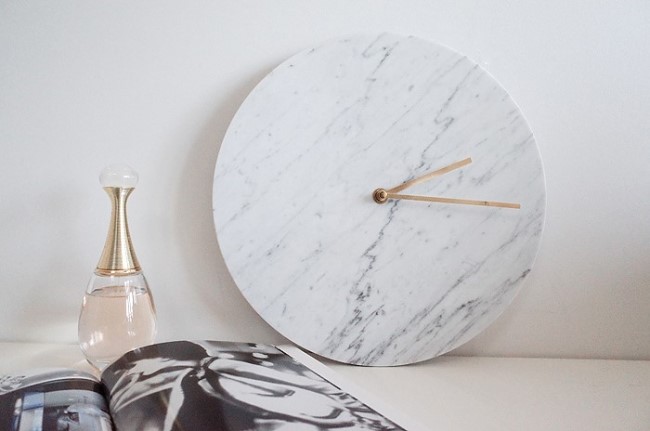 Marble Clock Marble Clock Houses Gifts Decorating 