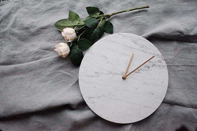 Marble Clock Marble Clock Houses Gifts Decorating 