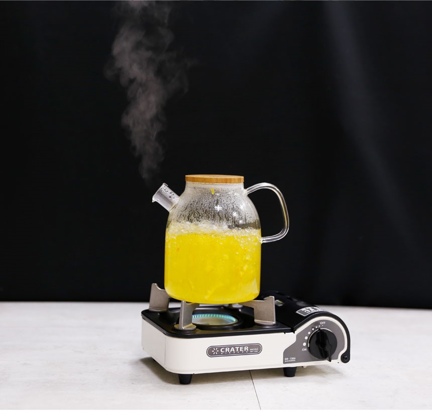 Samao heat-resistant glass tea pot set TIPPOT gift