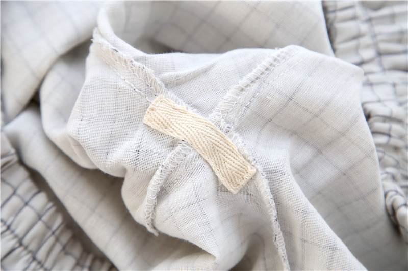 New Couple Pajamas Modern Check Pajamas Pajama Set