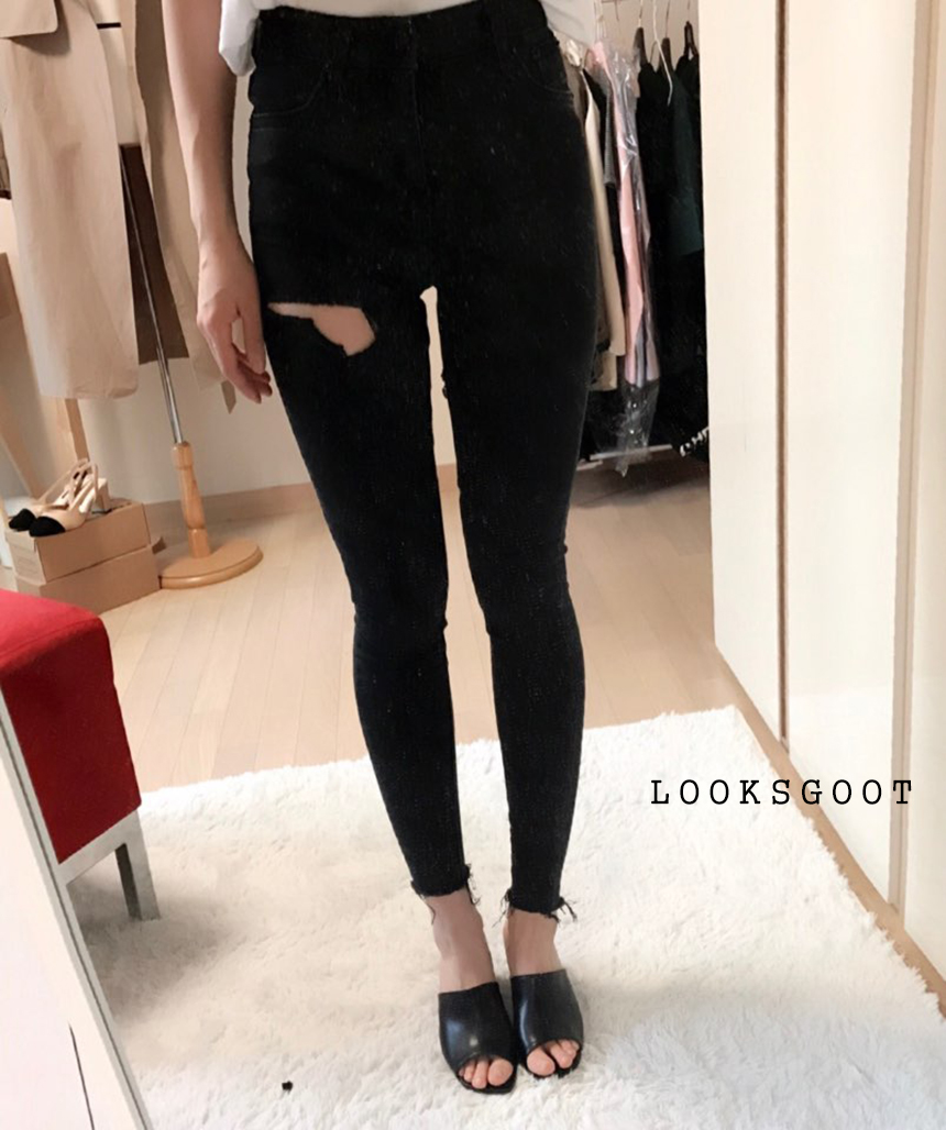 Korea Jeans Pants SQUARE x2 EN BLACK Pants Stern S