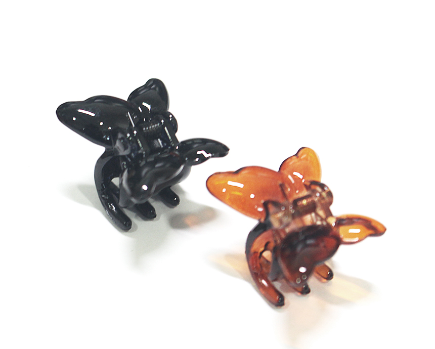 New Simple Butterfly Mini Tong Pins Small Dog Pooh