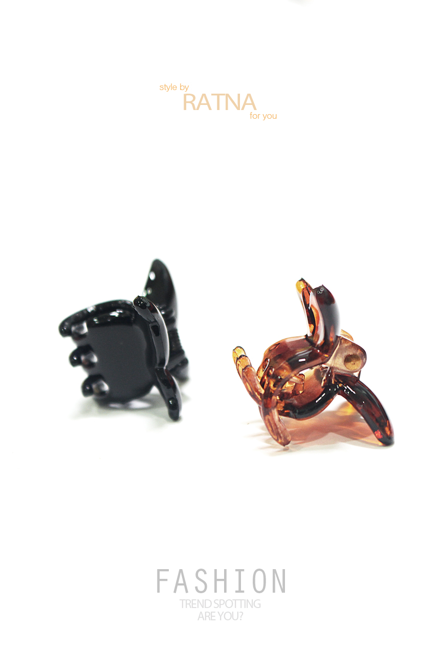 New Simple Butterfly Mini Tong Pins Small Dog Pooh