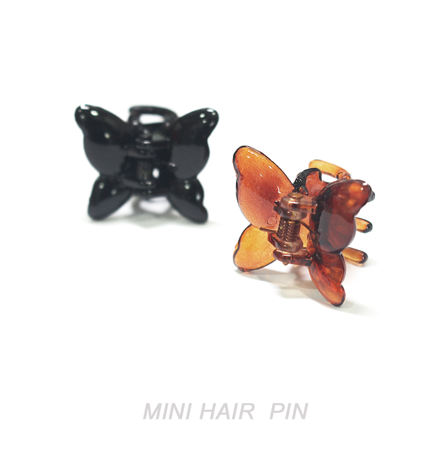 New Simple Butterfly Mini Tong Pins Small Dog Pooh