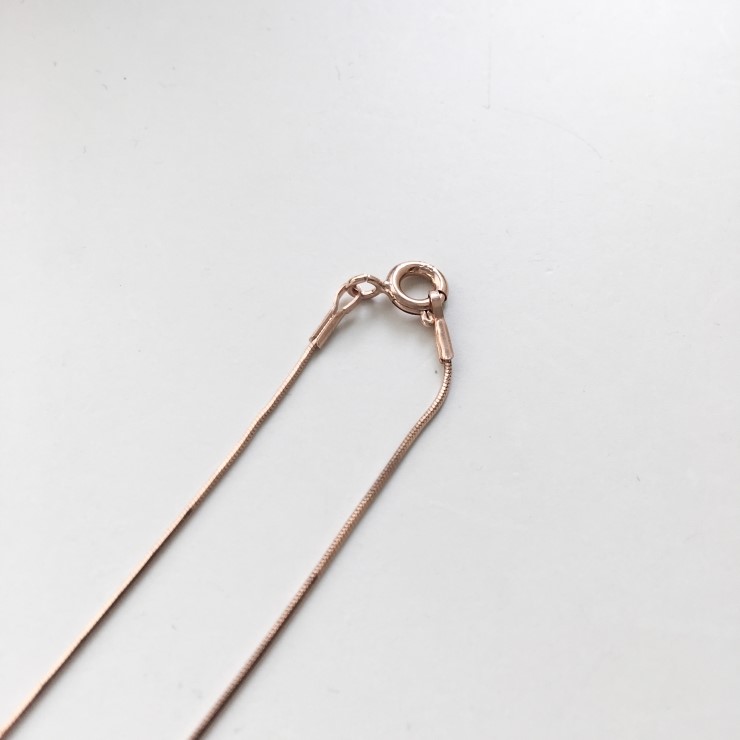 Women's Simple Necklace Women's Gold 14K Twi