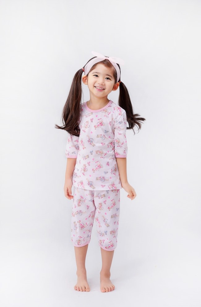 NEW KID PAJAMAS Little ANU ballerina 7 piece dress