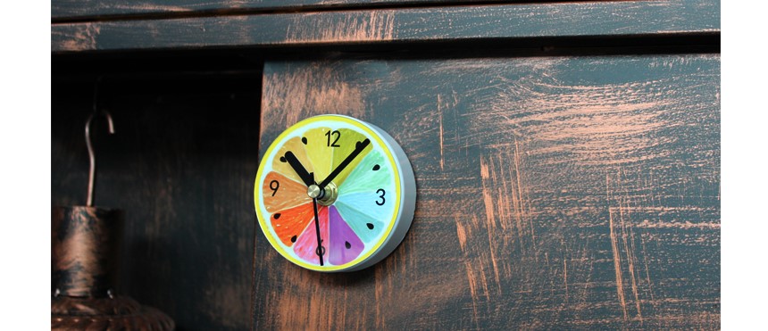 Fruit refrigerator magnetic kitchen clock _8 speci