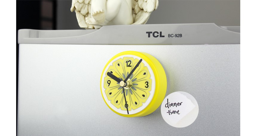 Fruit refrigerator magnetic kitchen clock _8 speci