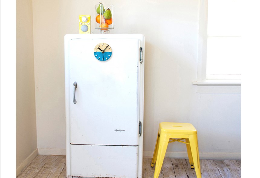 Fruit refrigerator magnetic kitchen clock _8 speci