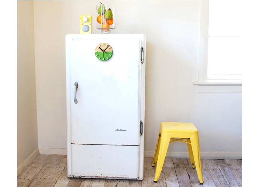 Fruit refrigerator magnetic kitchen clock _8 speci