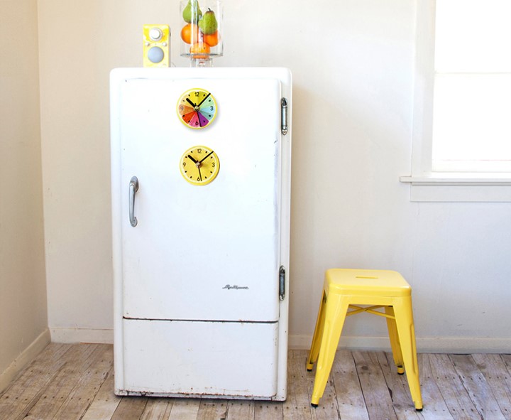 Fruit refrigerator magnetic kitchen clock _8 speci