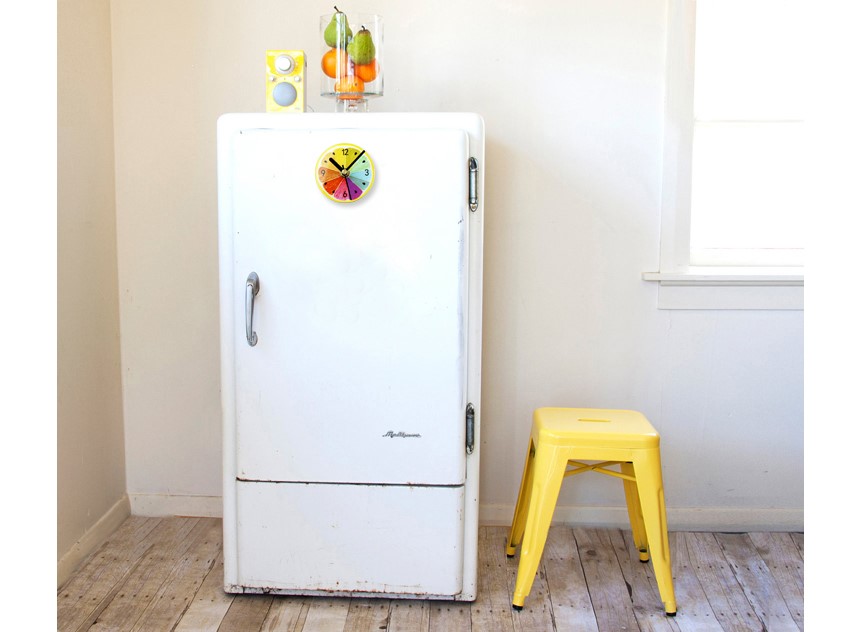 Fruit refrigerator magnetic kitchen clock _8 speci