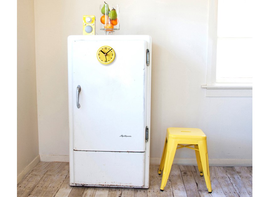 Fruit refrigerator magnetic kitchen clock _8 speci