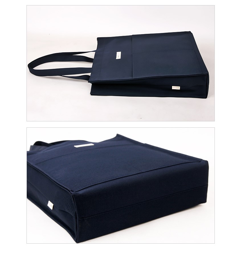 Square side pocket Plain Eco bag Beautiful bag Dai