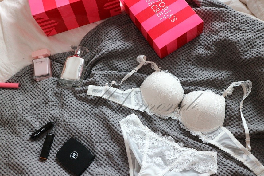MJ Monde Victoria Secret Weddings White Underwear 