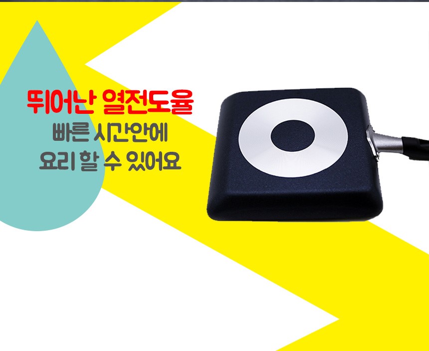 NEW FRYING PAN Black egg yolk square frying pan 3 