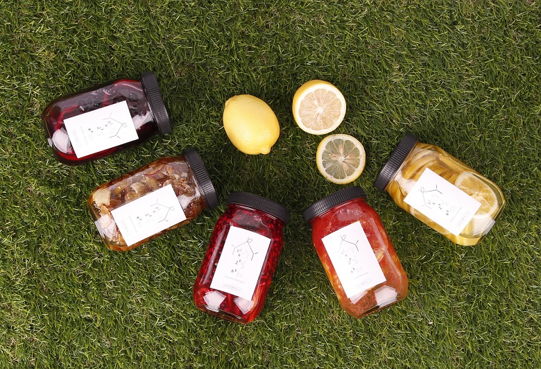 NEW HONEY CITRON TEA Lemon Cream Grapefruit Blue 1