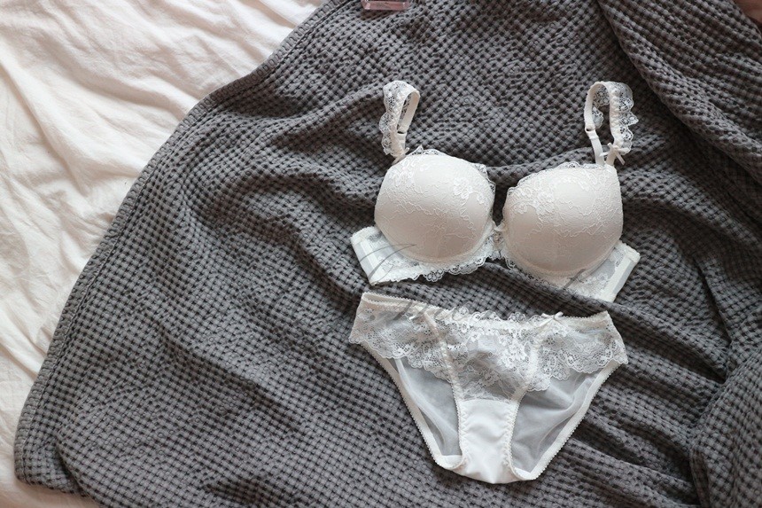 MJ Monde Victoria Secret Weddings White Underwear 