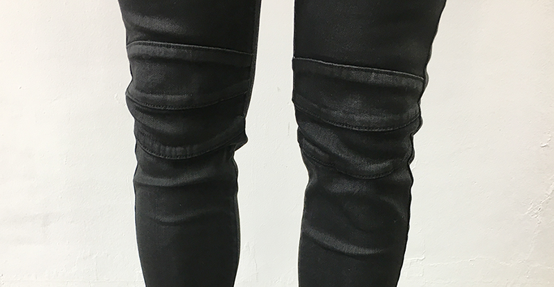 Korea Jeans Pants Zeng Da Shap Men's Zipper Bla