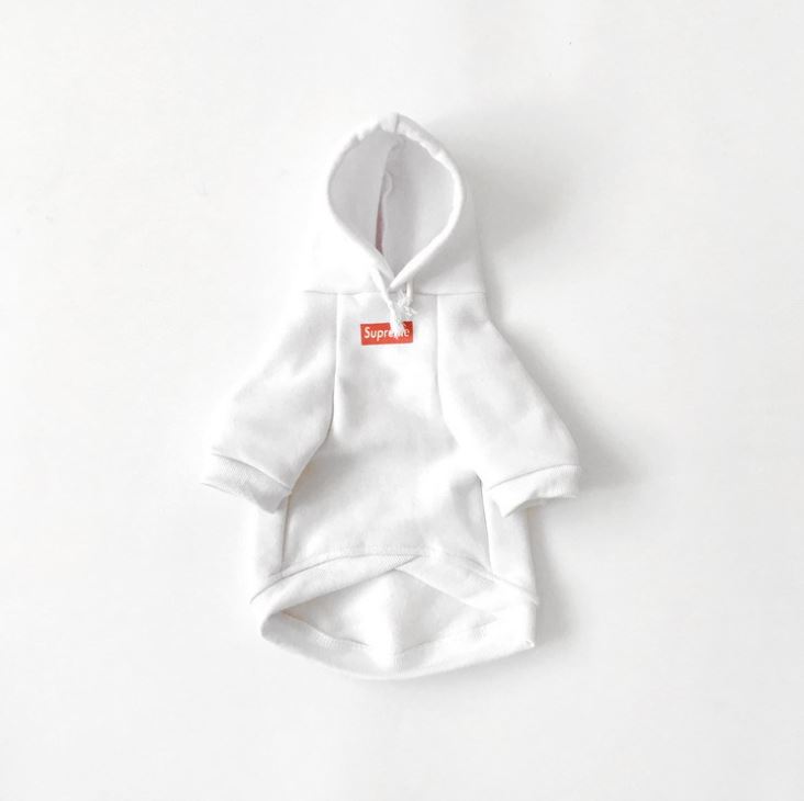 NEW DOG FASHION Supreme. st puppy hood Supreme tee