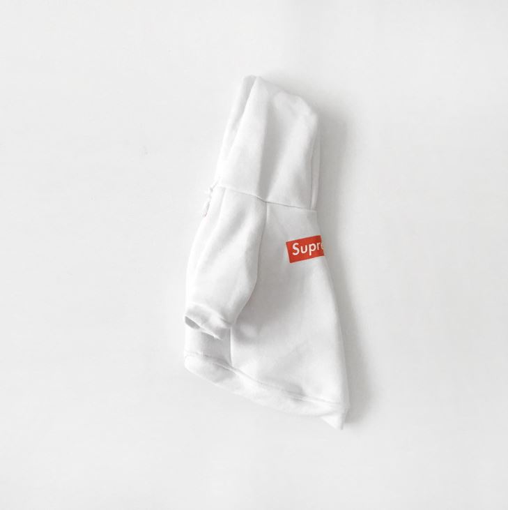 NEW DOG FASHION Supreme. st puppy hood Supreme tee