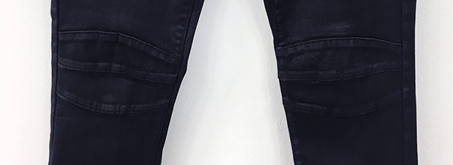 Korea Jeans Pants Zeng Da Shap Men's Zipper Bla