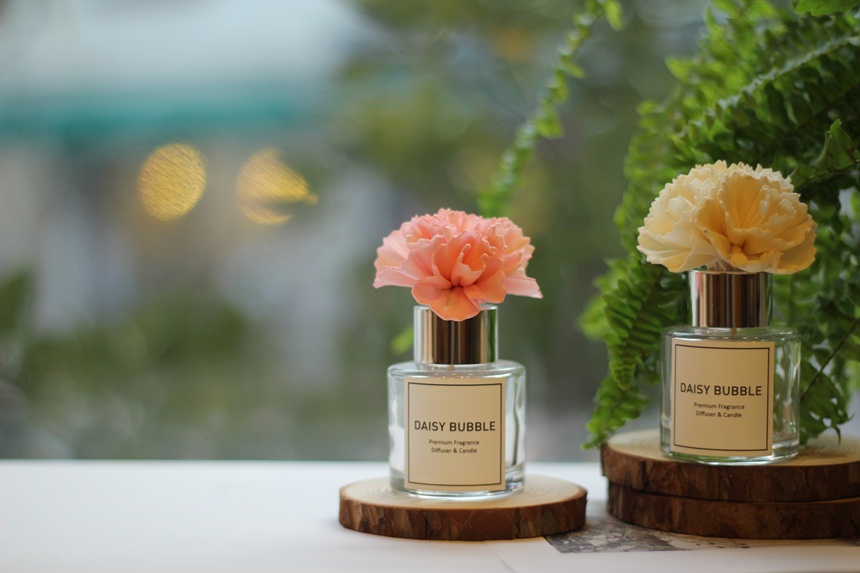 Car Air Freshener Flower Car Diffuser 50ml Air Fre