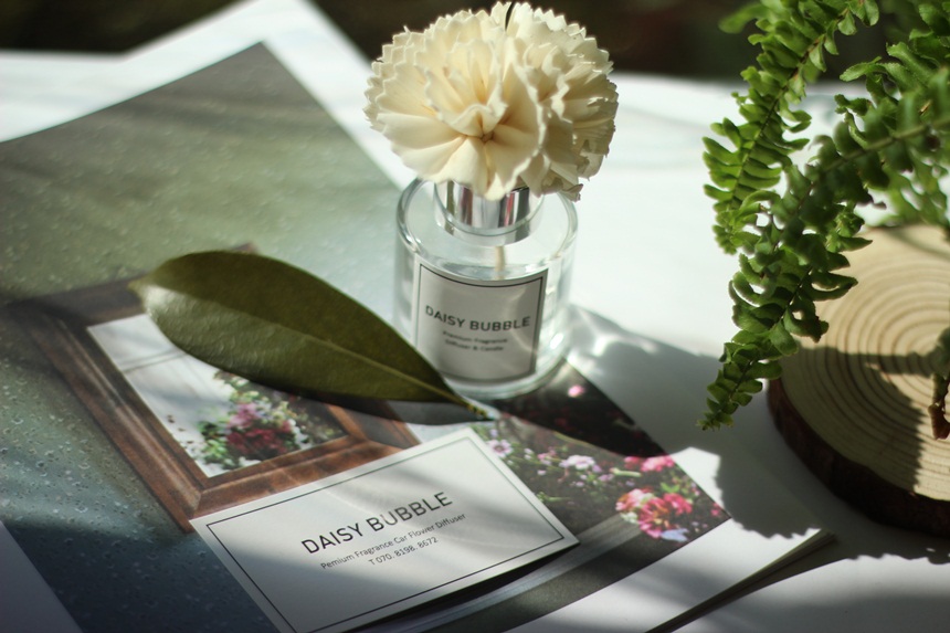 Car Air Freshener Flower Car Diffuser 50ml Air Fre