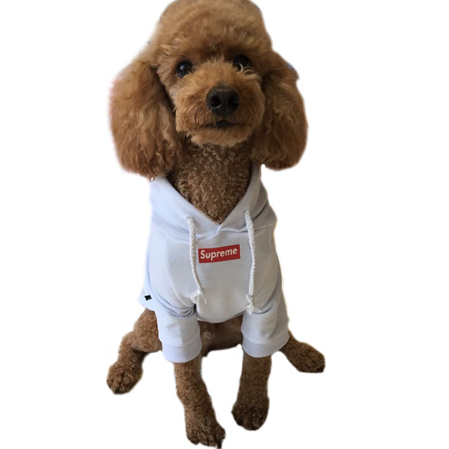 NEW DOG FASHION Supreme. st puppy hood Supreme tee