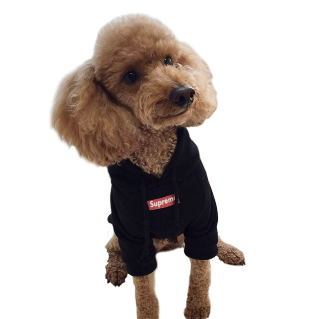 NEW DOG FASHION Supreme. st puppy hood Supreme tee