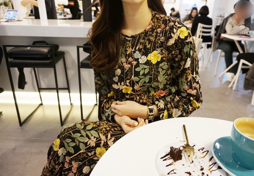 New Women Dress Flower Long Long Dress Floral Long