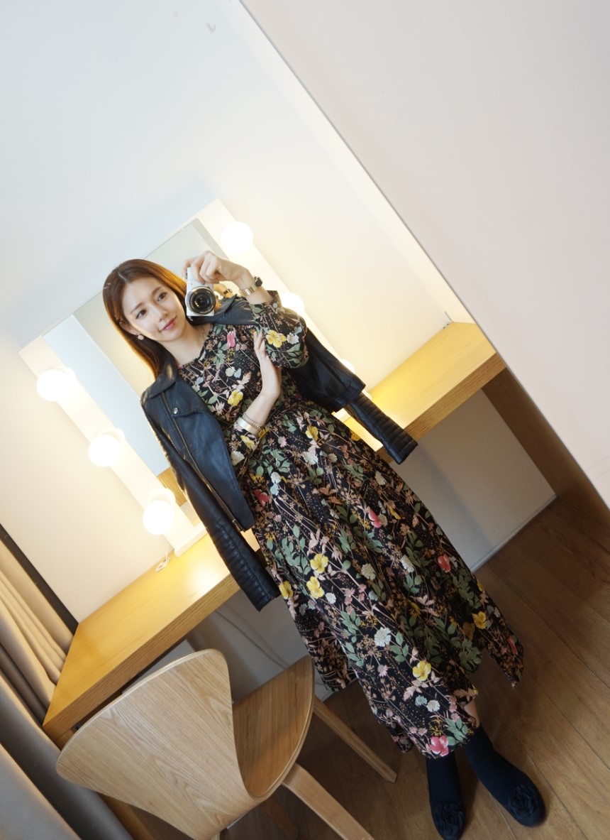 New Women Dress Flower Long Long Dress Floral Long