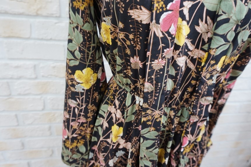 New Women Dress Flower Long Long Dress Floral Long