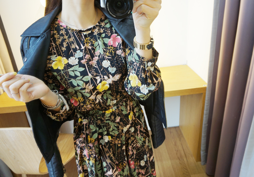 New Women Dress Flower Long Long Dress Floral Long
