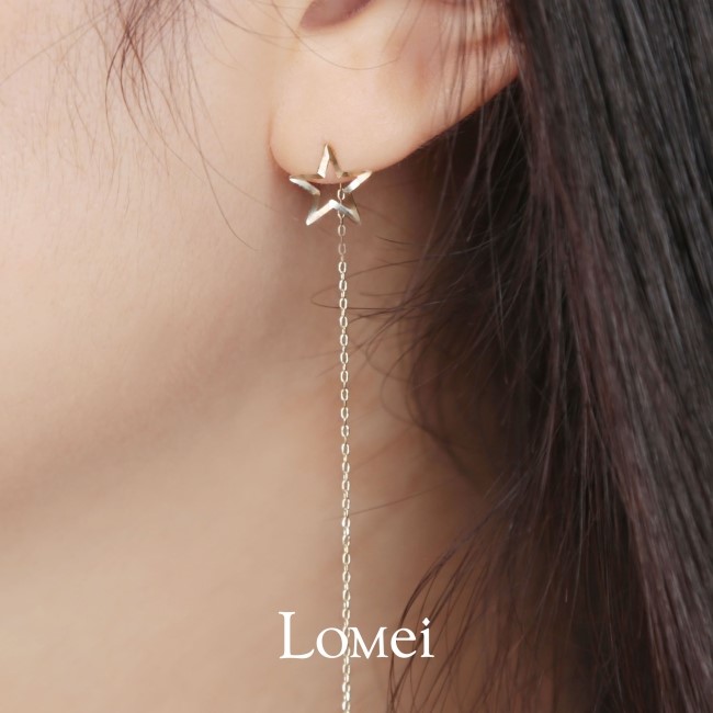 <b><p>14K Long Drop earri L043 Stick chain</p></b><b><p>14K ロング ドロップ イヤリ L043 スティックチェーン</p></b><br /><br /><p align='center'>
